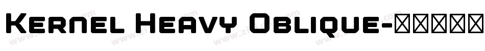 Kernel Heavy Oblique字体转换